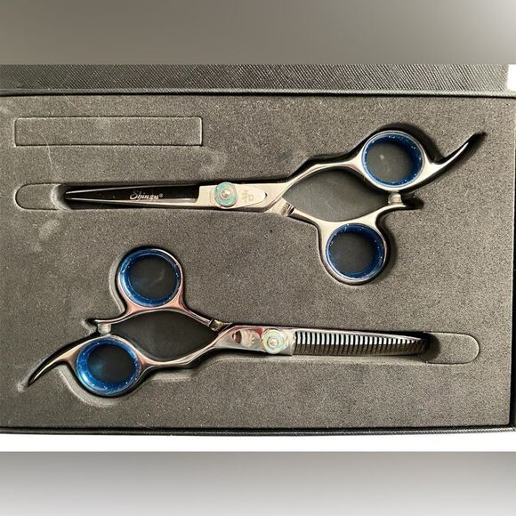 Shinzu By Shark Fin Forged Japanese Steel Shear Set - Picture 3 of 3